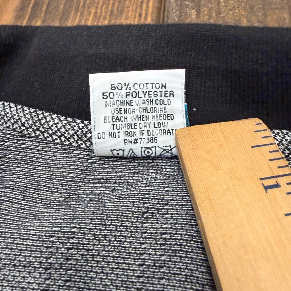 Dynasty Washington Redskins Polo Shirt Mens XL Grey Black Textured Knit Vintage - Picture 4 of 7